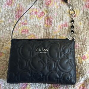 Guess Black Embossed shoulder bag